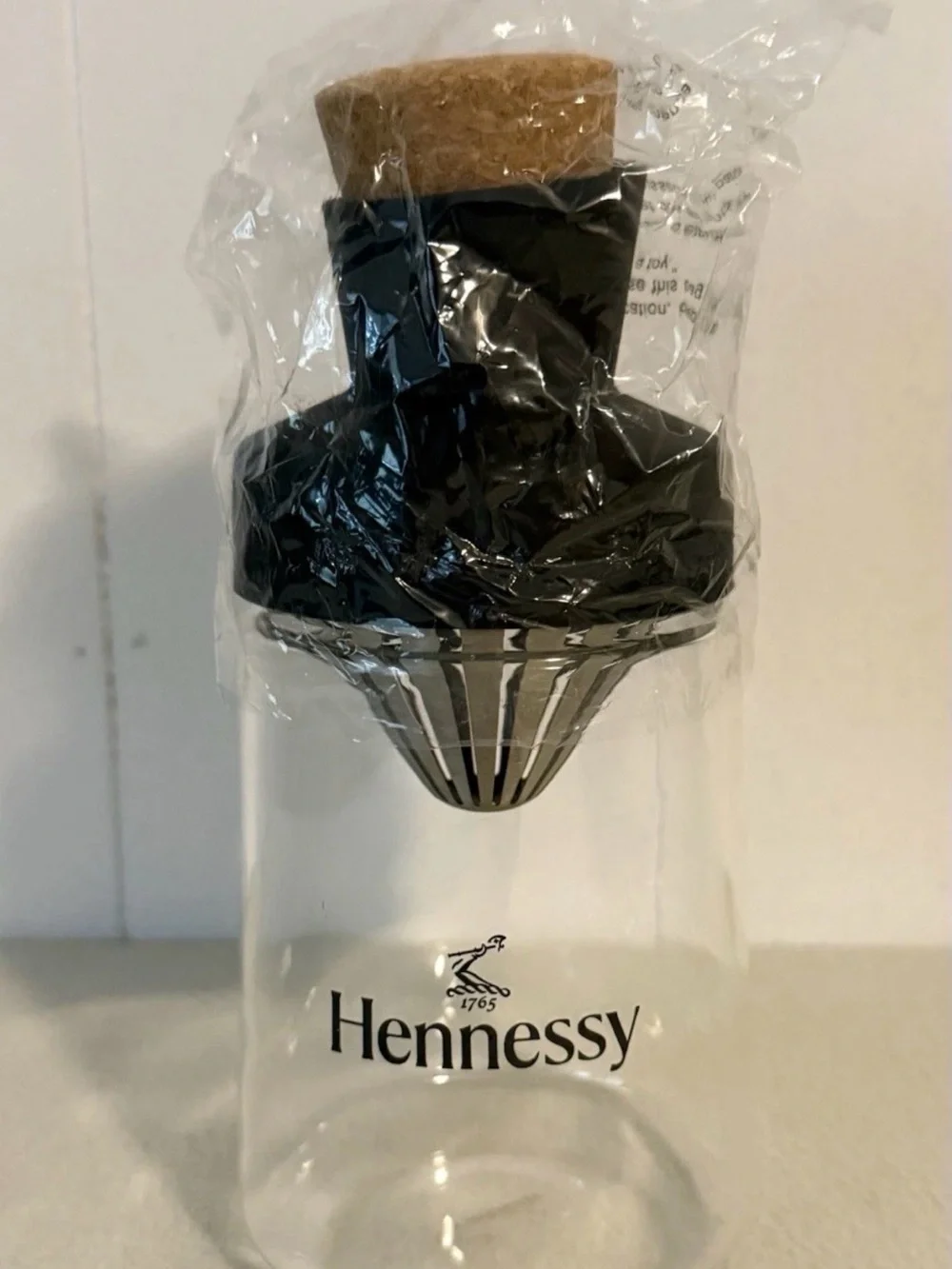 Rabbit Liquor Infusing Decanter with Hennessy Logo